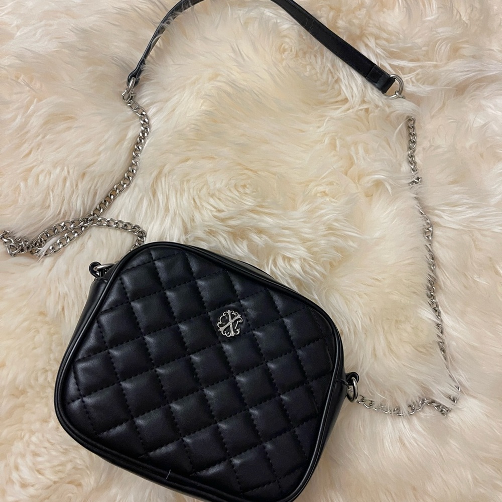 Christian lacroix black crossbody purse.